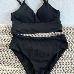 Black new bikini size medium